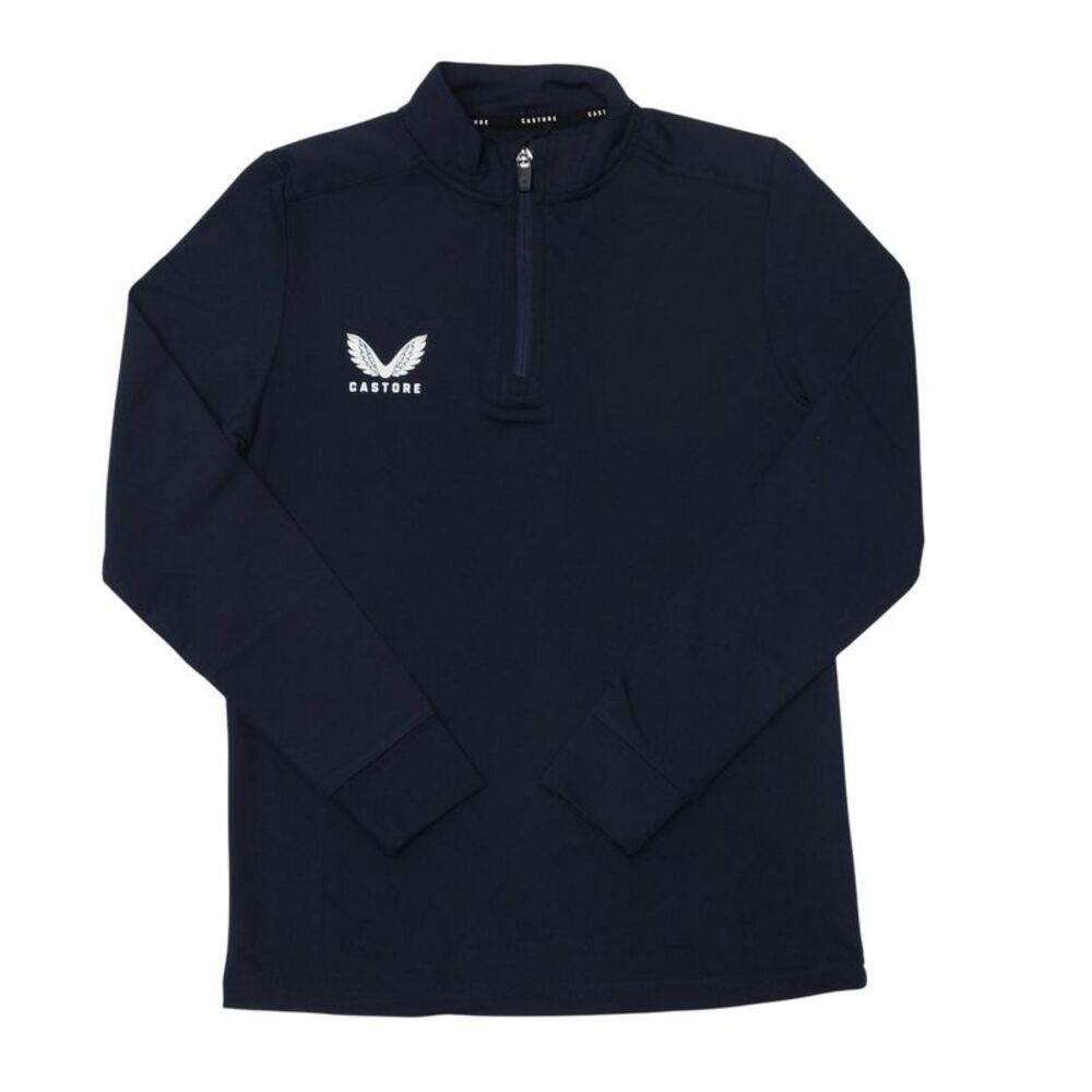 Castore Childrens/Kids Adapt Quarter Zip Sweatshirt / Navy